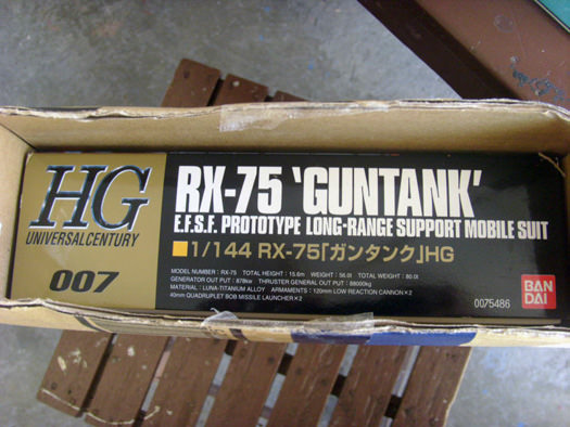 HG RX-75 Guntank 